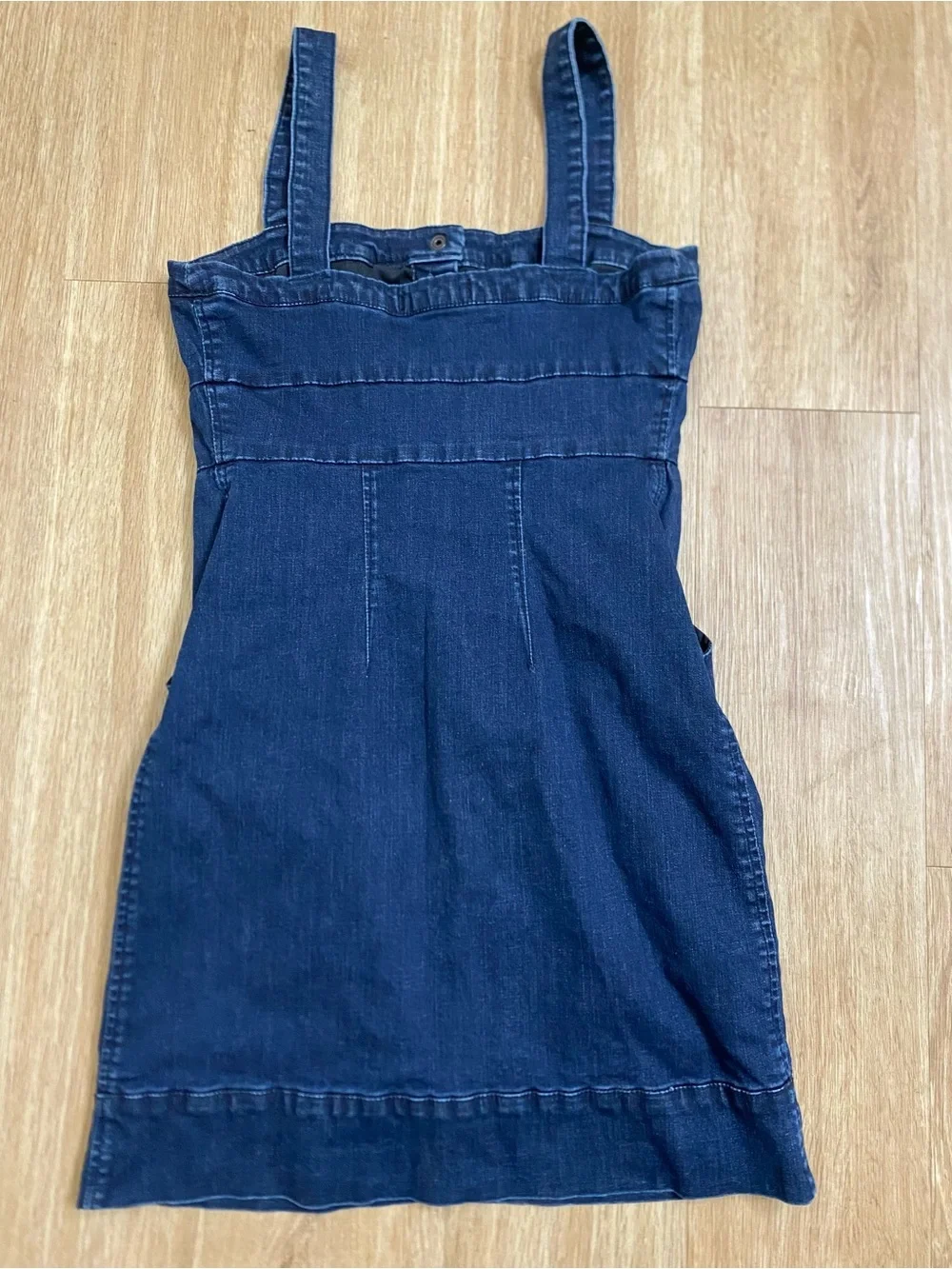 Genetic Denim Indigo Button-Front Denim Sundress